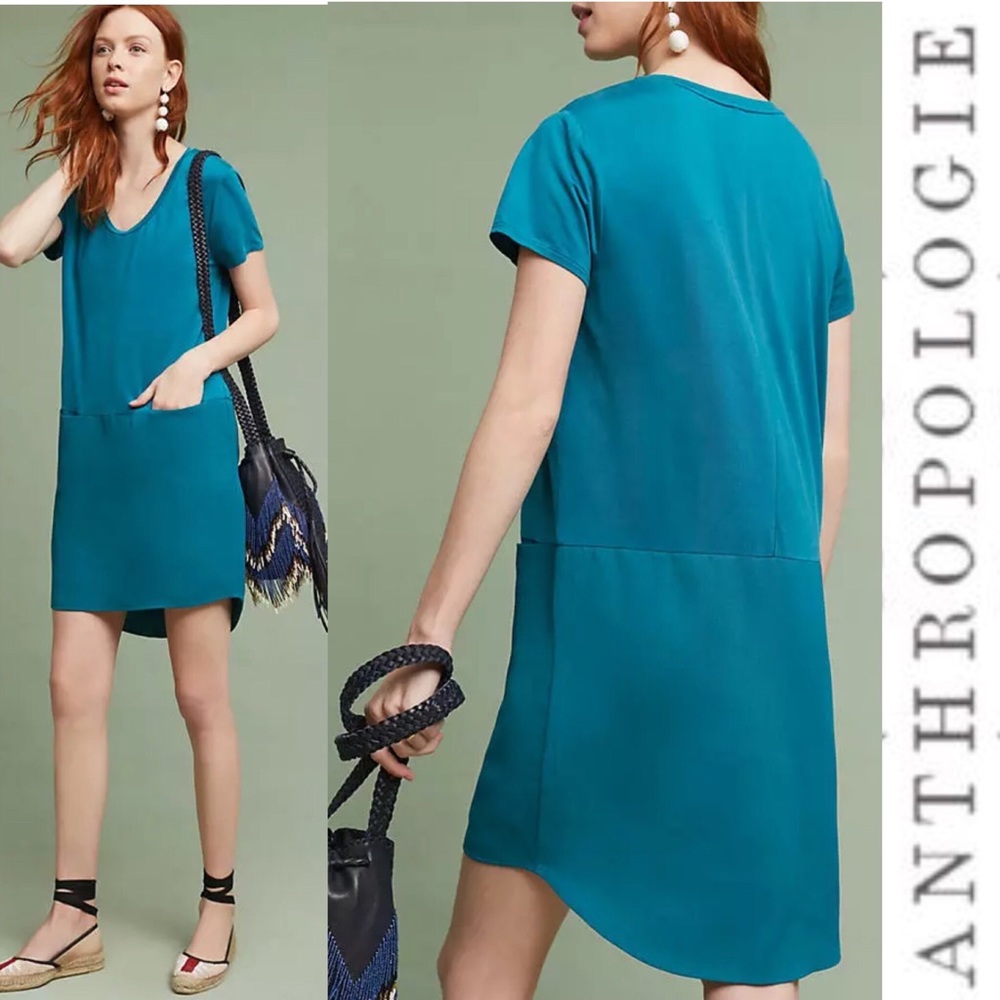 ANTHROPOLOGIE Loren Tunic Dress By Dolan Left Coast Size S